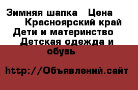 Зимняя шапка › Цена ­ 500 - Красноярский край Дети и материнство » Детская одежда и обувь   